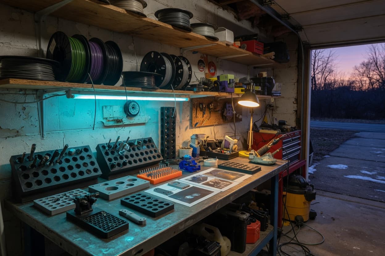 MetaSiigner Labs workshop bench